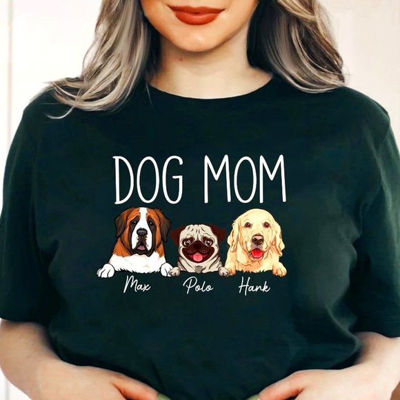 Lignu Tops - Dog Mom Perfect Personalized Tees Shirt